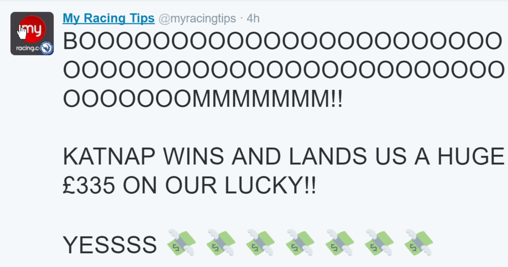 Lucky 15 Tip Landed by myracing.com