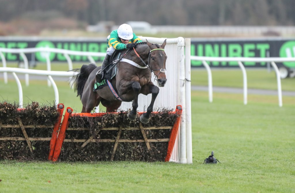 Buveur D'Air wins the Fighting Fifth Hurdle at Newcastle