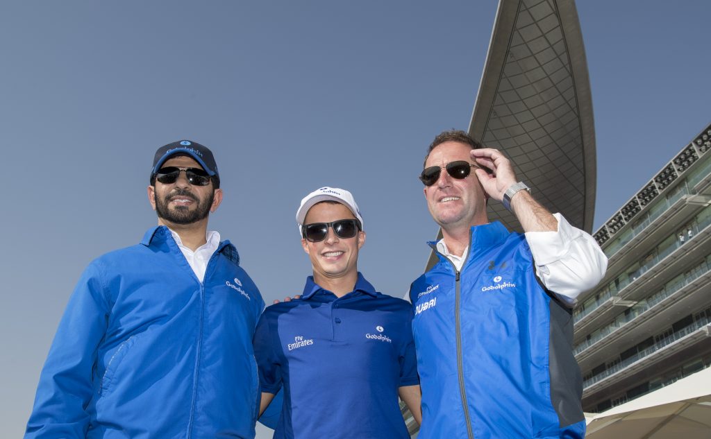 Saeed Bin Suroor, William Buick, and Charlie Appleby