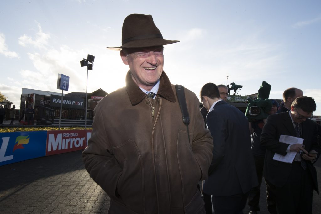 Willie Mullins after a six-timer at Punchestown