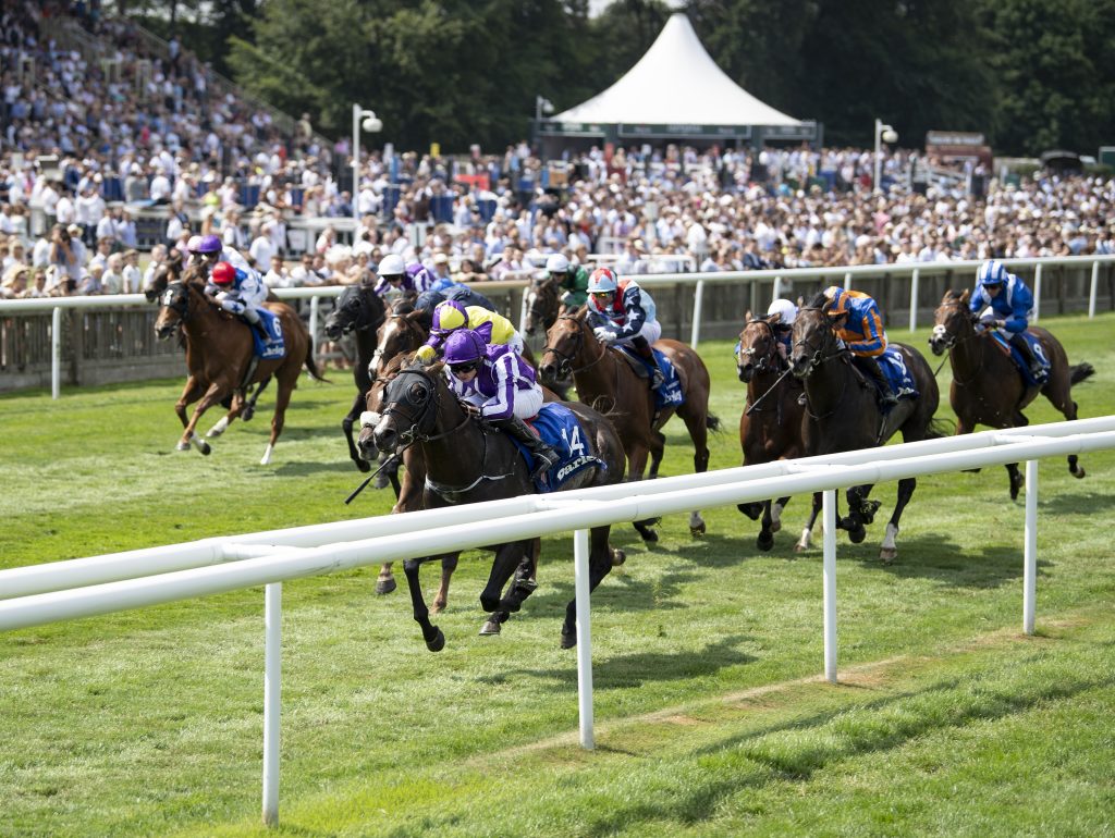 US Navy Flag wins the July Cup at Newmarket